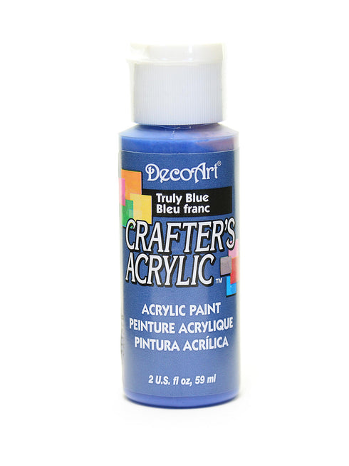 2OZ TRULY BLUE CRAFTER ACRYLIC PAINT