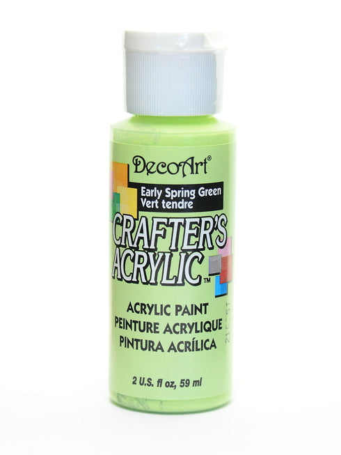 2OZ EARLY SPRG GREEN CRAFTER ACRYLIC PAINT