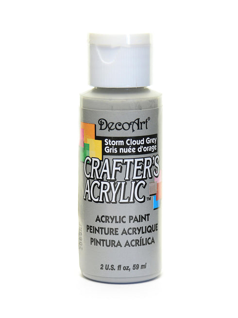 2OZ STRM CLOUD GRY CRAFTER ACRYLIC PAINT