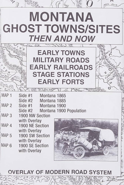 Montana Ghost Town/Sites Map