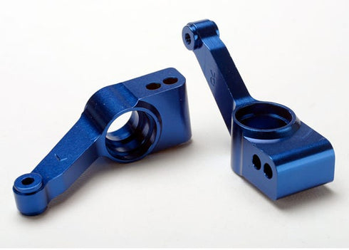 1952X CARRIERS, STUB AXLE (BLUE-ANODIZED 6061-T6 ALUMINUM) (REAR)