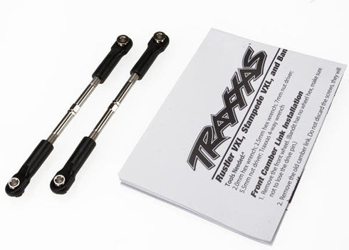 TRAXXAS 3645 TURNBUCKLES / TOE LINKS, 61MM (PAIR) - FITS STAMPEDE