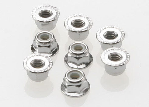 4MM STEEL FLANGED WHEEL NUTS (8) TRA3647