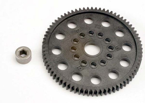 TRX-4472 TRAXXAS SPUR GEAR (72-TOOTH) (32-PITCH) W/BUSHING