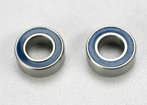 TRX-5115 TRAXXAS BALL BEARINGS, BLUE RUBBER SEALED (5X10X4MM) (2)