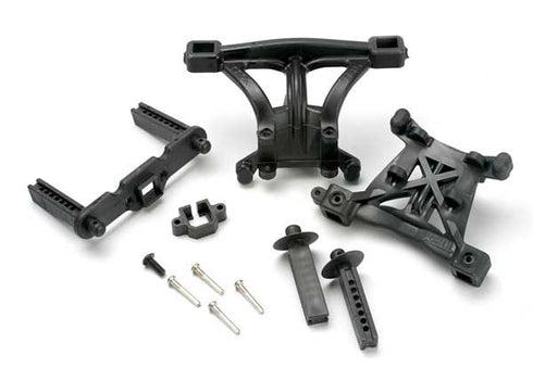 TRX-5314 TRAXXAS BODY MOUNTS, FRONT & REAR/ BODY MOUNT POSTS, FRONT & REAR