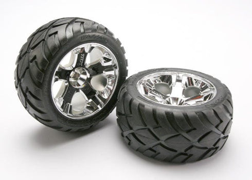 TRAXXAS 5576R ANACONDA TIRES AND ALL-STAR WHEELS REAR JATO 3.3