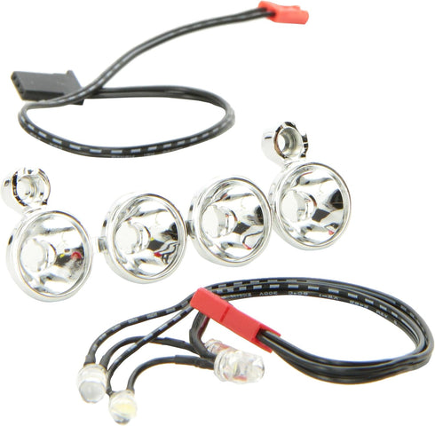 TRAXXAS 6784 LED LIGHT BAR CHROME, 4 CLEAR LIGHTS, STAMPEDE 4X4, 174-PACK