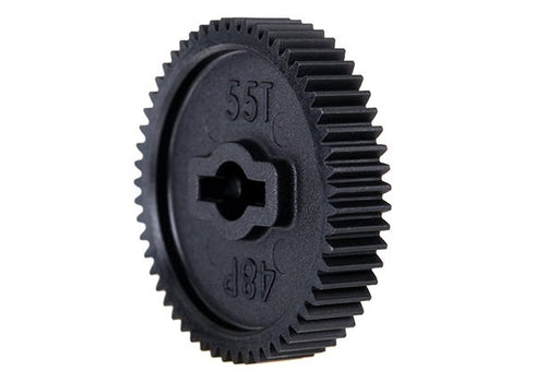 TRAXXAS 8358 SPUR GEAR, 55-TOOTH : 4-TEC 2.0 VXL AWD CHASSIS