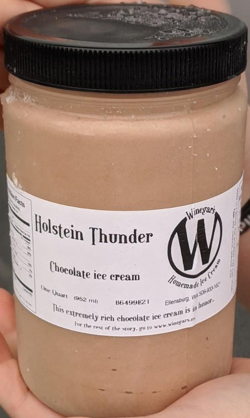 WINEGARS ICE CREAM QUART - HOLSTEIN THUNDER