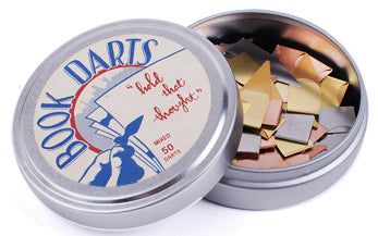 BOOK DARTS TIN 50 MIXED METAL