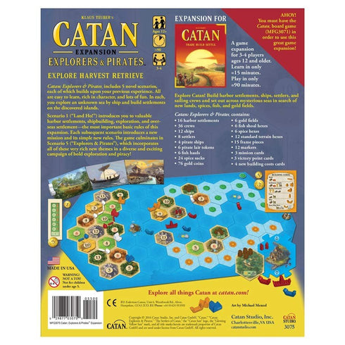 CATAN: EXPLORERS AND PIRATES EXPANSION -