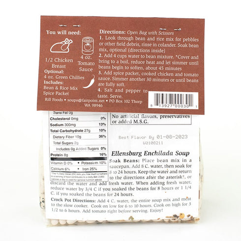 ELLENSBURG ENCHILADA SOUP FOR TWO- SMALL