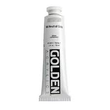 HB ACRYLIC PAINT NEUTRAL GREY N8 2OZ
