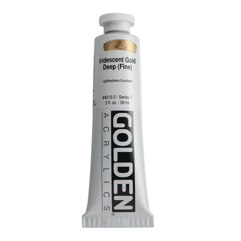 IRID ACRYLIC PAINT GOLD DEEP FINE 2OZ