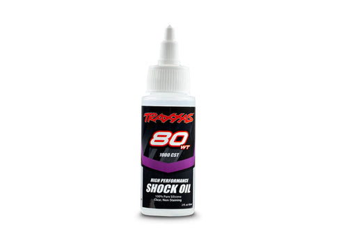 TRX-5037 TRAXXAS SHOCK OIL (80 WT, 1,000 CST, 60CC) (SILICONE)