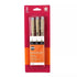3PC MICRON PEN BLACK SET