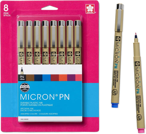 8PC PIGMA MICRON PEN SET