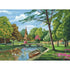 CHURCH BY THE RIVER PAINT BY NUMBER CANVAS