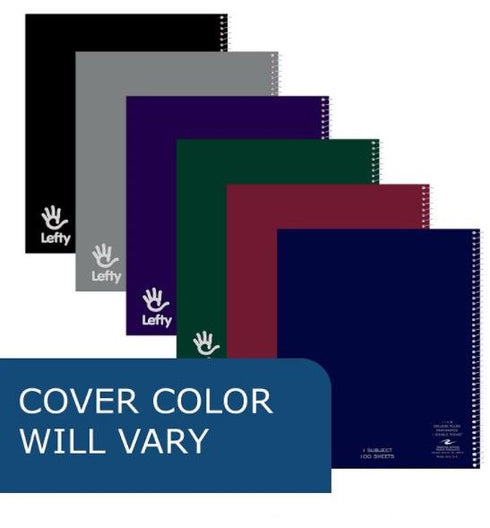 LEFTY WIREBOUND 1 SUB COLLEGE LEFT-HANDED