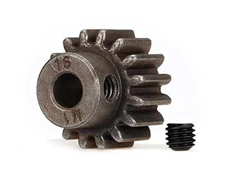 TRAXXAS 6489X 16-T PINION GEAR, 1.0 METRIC PITCH, FITS 5MM SHAFT