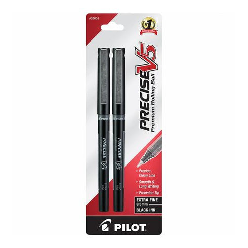 BLACK PERCISE V5 PEN 2PK