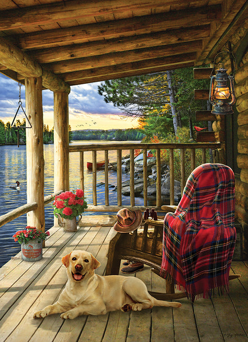 CABIN PORCH 1000 PIECE COBBLE HILL PUZZLE - GREG & CO. LLC