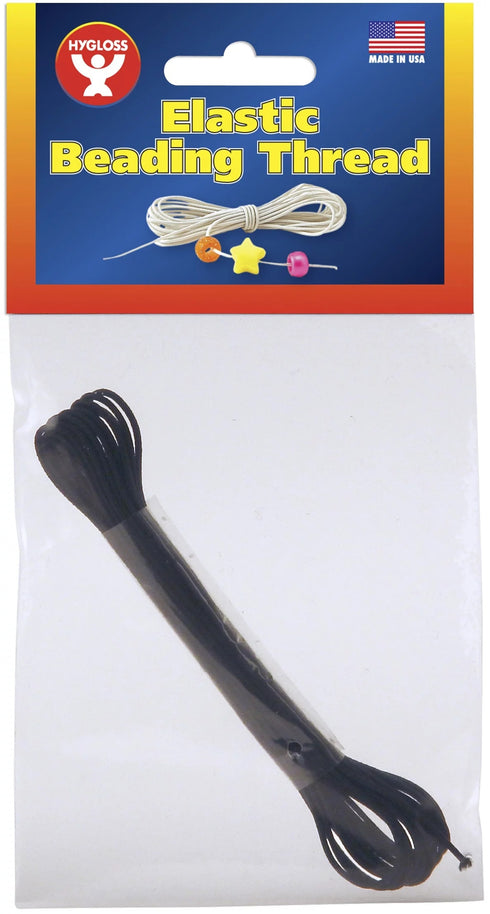 ELASTIC THREAD BLACK 4 YD