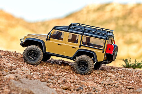 TRX-4M 4X4 CRAWLER WITH LAND ROVER DEFENDER BODY (TAN) - 97054-1-TAN