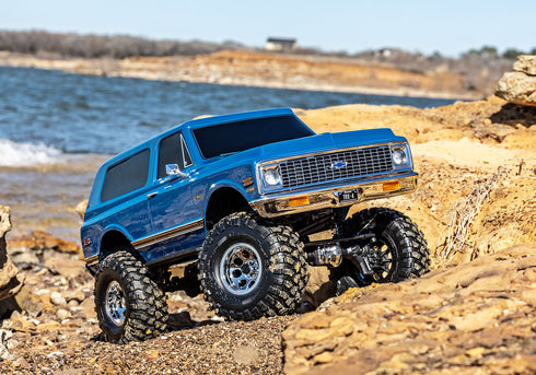 TRX-4 '72 CHEVROLET K5 BLAZER BLUE HIGH TRAIL EDITION (1/10) - 92086-4-BLUE