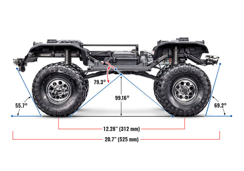 TRX-4 '72 CHEVROLET K5 BLAZER BLUE HIGH TRAIL EDITION (1/10) - 92086-4-BLUE