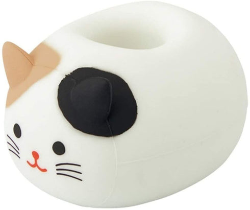 PEN STAND CALICO CAT