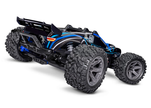BLUE RUSTLER 4X4 BRUSHLESS 4WD (1/10) - 67164-4-BLUE