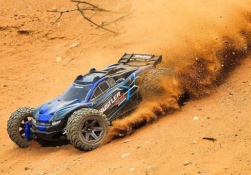 BLUE RUSTLER 4X4 BRUSHLESS 4WD (1/10) - 67164-4-BLUE