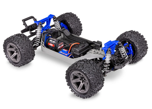 BLUE RUSTLER 4X4 BRUSHLESS 4WD (1/10) - 67164-4-BLUE