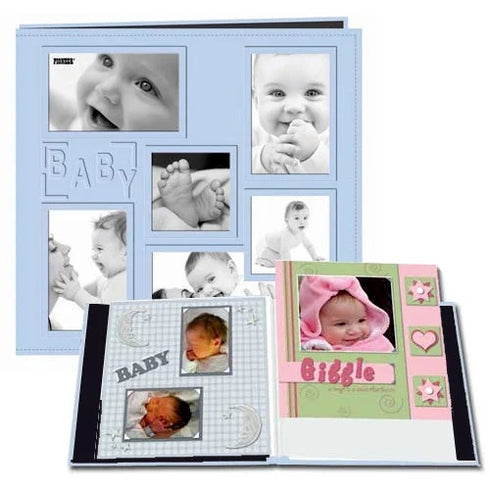 12X12 ALBUM BABY BLUE COLLAGE