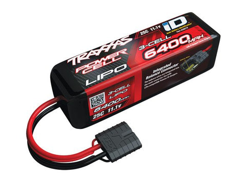 TRX-2857X TRAXXAS 6400MAH 11.1V 3-CELL 25C LIPO BATTERY