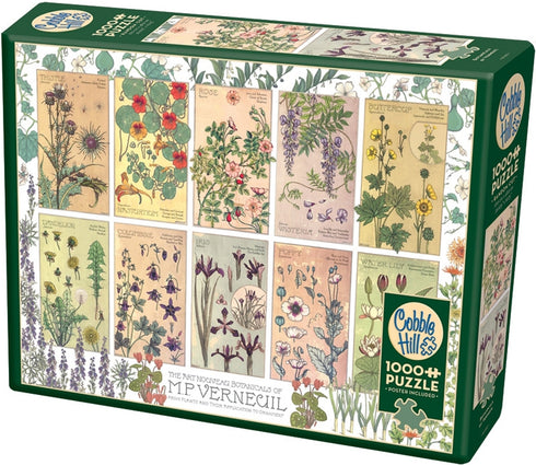 BOTANICALS BY VERNEUIL 1000 PIECE PUZZLE - VERNEUIL. M.P.