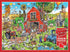 DOODLE TOWN: FARMYARD FOLLY 1000 PC PUZZLE - WHAMOND. DAVE