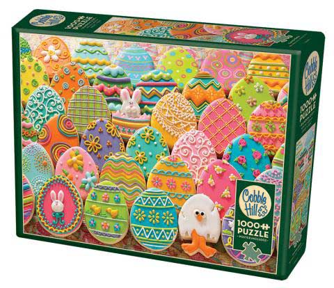 EASTER EGGS 1000 PIECE PUZZLE - COBBLE HILL PUZZLE CO. LTD.