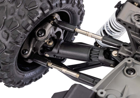 GREEN RUSTLER 4X4 VXL WITH EXTREME HEAVY DUTY UPGRADES (1/10) - 67376-4-GRN