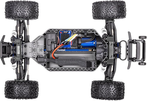 ORANGE RUSTLER 4X4 VXL WITH HEAVY DUTY UPGRADES (1/10) - 67376-4-ORNG