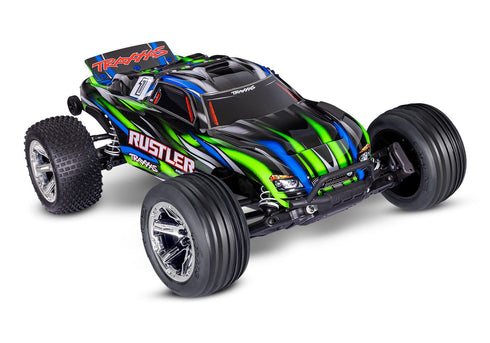 RUSTLER 2WD BL-2S HD (1/10) GREEN - 37354-4-GRN