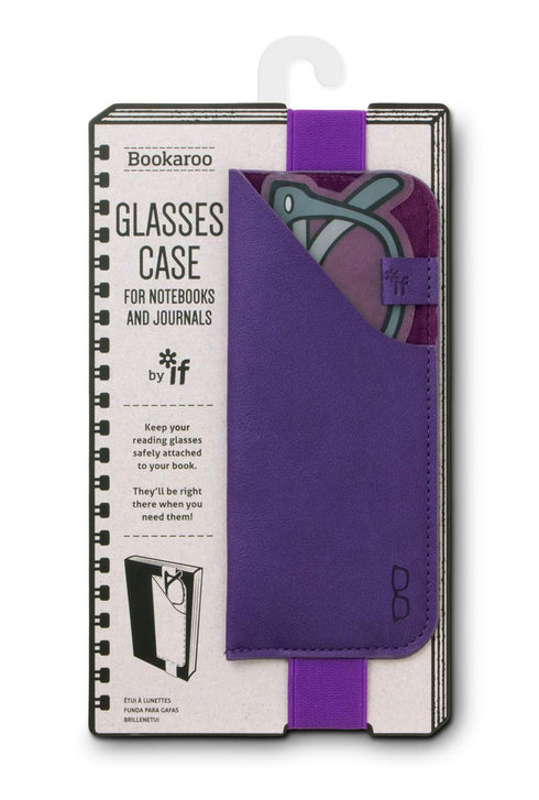 PURPLE GLASSES CASE FOR NOTEBOOKS - BOOKAROO
