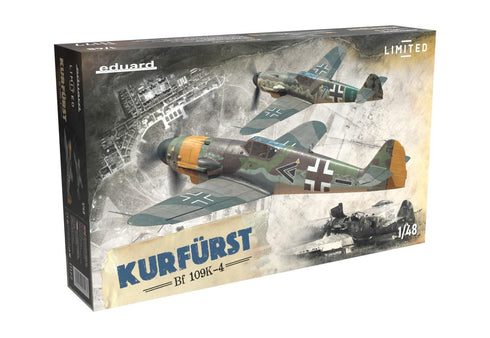 1/48 KURFUST BF 109K-4 PLASTIC MODEL KIT BY EDUARD