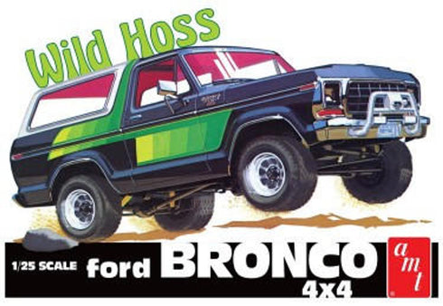 1/25 1978 WILD HOSS FORD BRONCO 4X4 TRUCK BY AMT