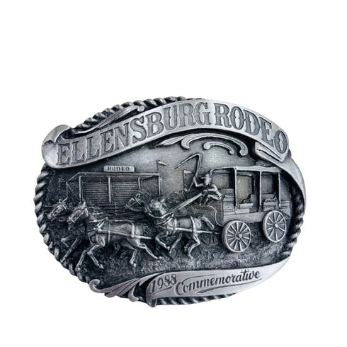 ELLENSBURG RODEO BELT BUCKLE 1988