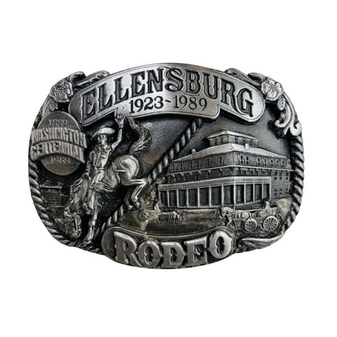 ELLENSBURG RODEO BELT BUCKLE 1989