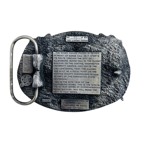 ELLENSBURG RODEO BELT BUCKLE 1991