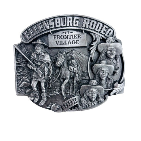 ELLENSBURG RODEO BELT BUCKLE 1992